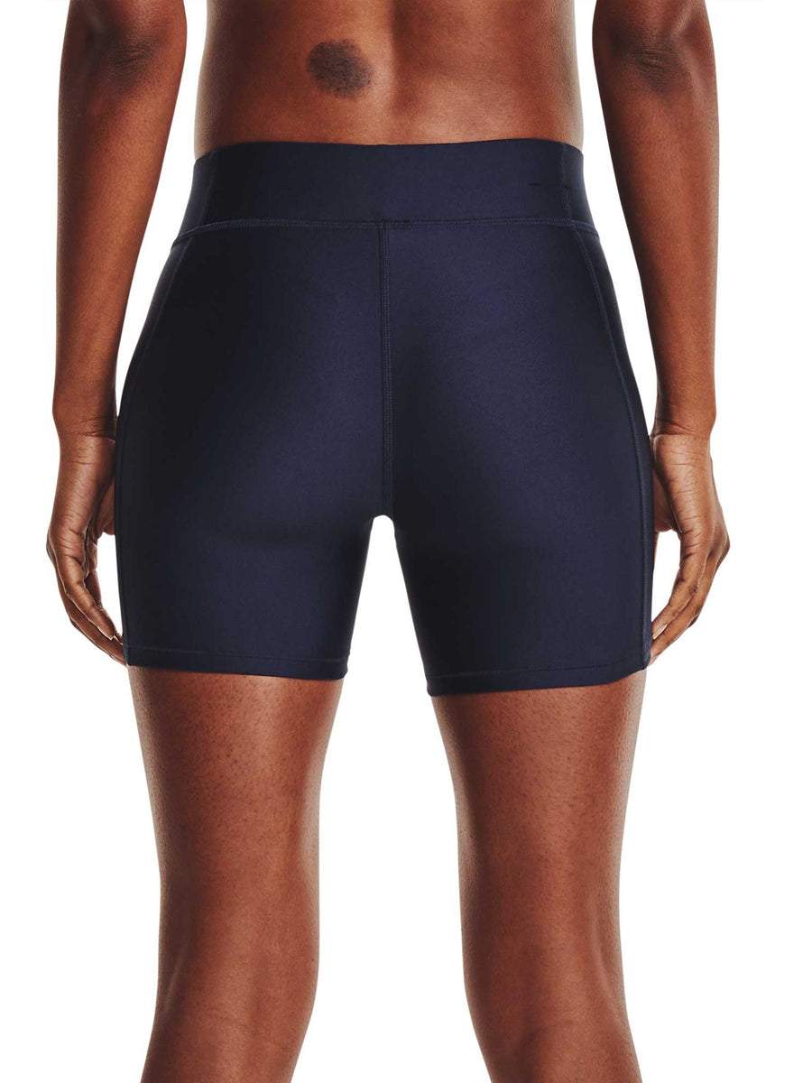Under Armour Women's UA Team Shorty 4 Shorts, Volleyball Shorts, Black,  1351243