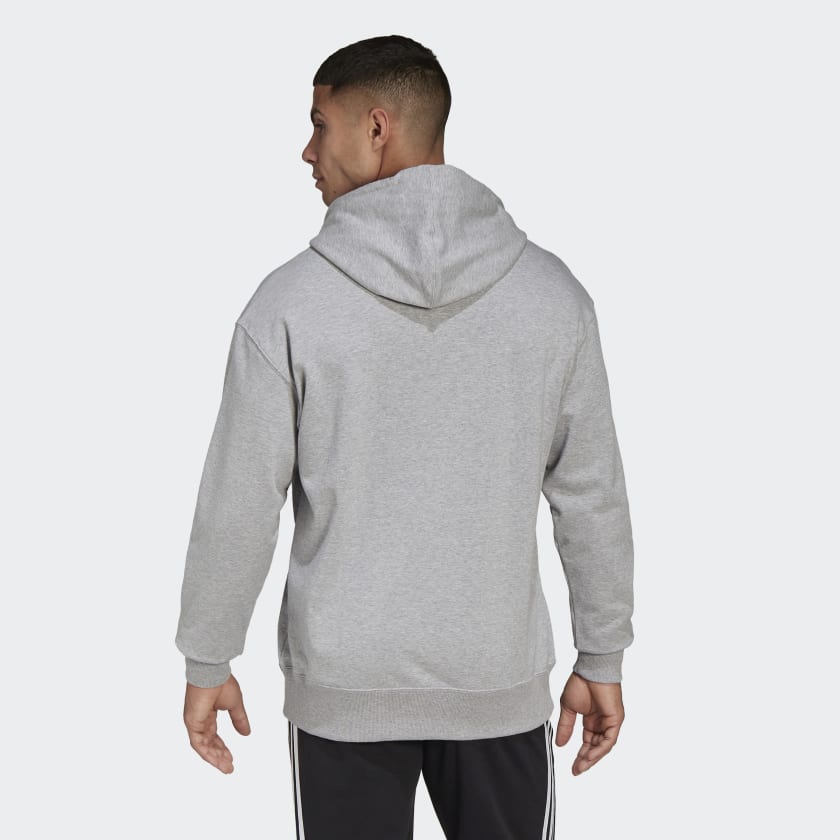 Adidas Essentials FeelVivid Cotton French Hoodie Sporting Terry Drop Brine Shoulder – Goods