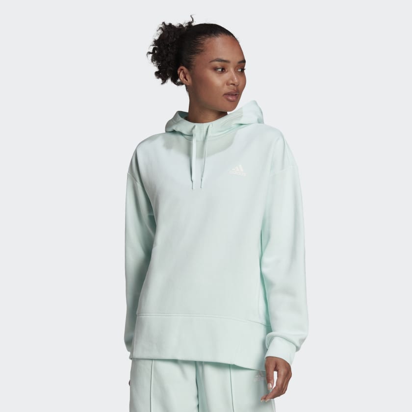 Sporting Hoodie Essential Brine Adidas Studio Goods Fleece –