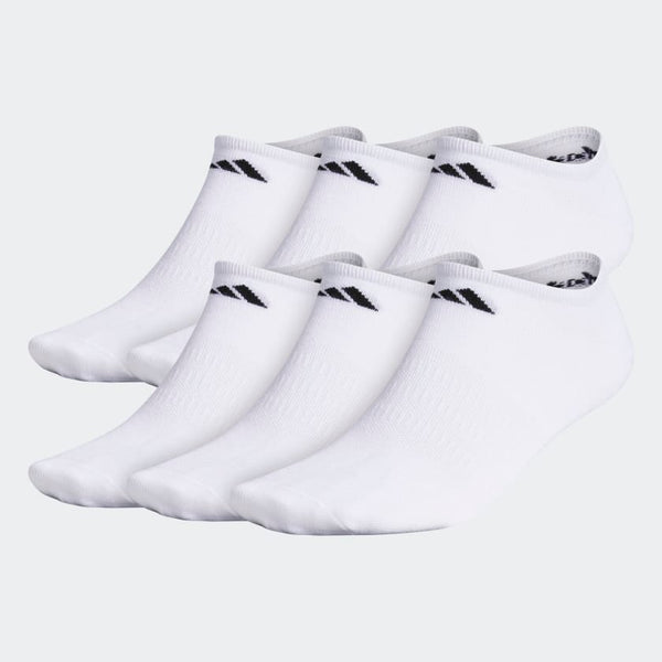 Adidas Men's Cushioned No Show Socks - 6 Pack