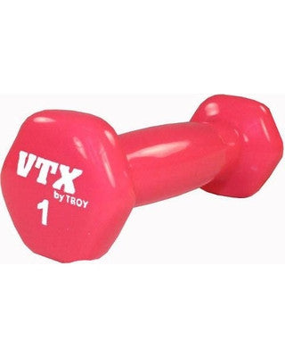 VTX by Troy 1# Pink  Vinyl Dumbbell