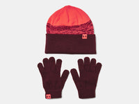 Under Armour Boy's Beanie (cuffed) & Glove Combo