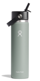 HydroFlask 24 oz Wide Mouth w/ Flex Straw Cap