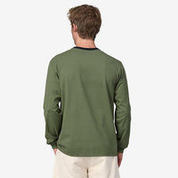 Patagonia Long-Sleeved Shop Sticker Pocket Responsibili-Tee