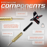 Franklin Stell Tip Darts - Pack of 6