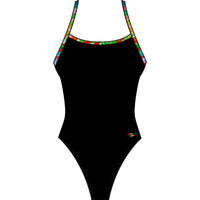 Women's Speedo Pride Solid One Back Swimsuit