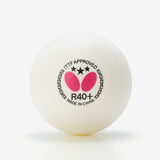 Butterfly R40+ 3-Star WTTTC London 2026 Ball White - 3pk
