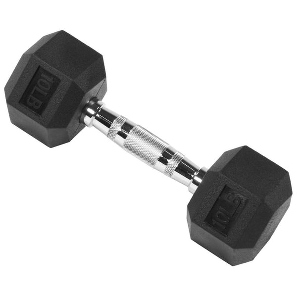 VTX Rubber Encased 10# Dumbbell