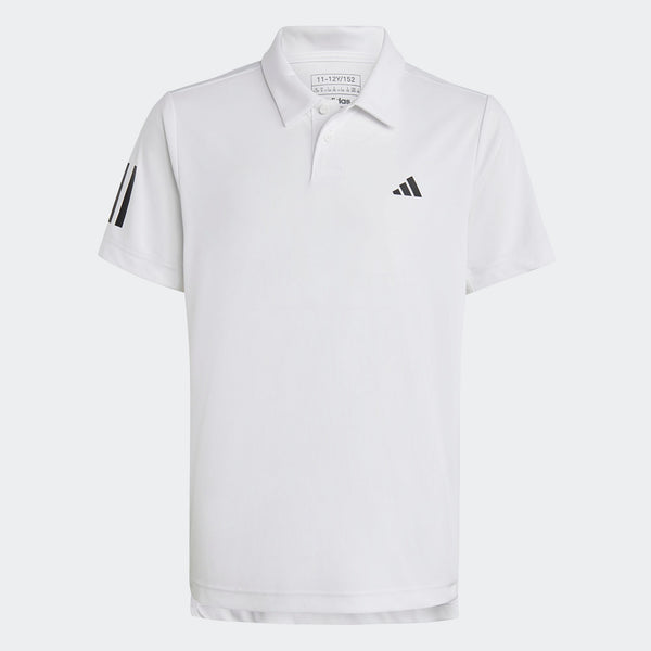Adidas Boy's Club 3 Stripe Polo Shirt