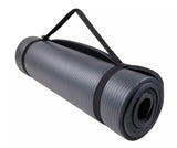 GoFit Fit Mat With Carry Strap - Gray