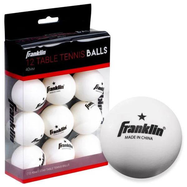 Franklin Table Tennis Balls 12 Pack