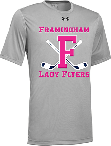 Framingham Hockey Under Armour Adult and Youth Lady FLyers Short Sleeve Locker Tee 2.0