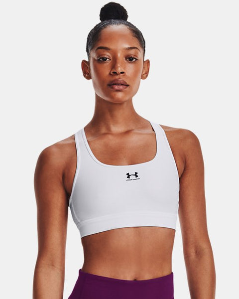 Under Armour Women's HeatGear Mid Padless Sports Bra