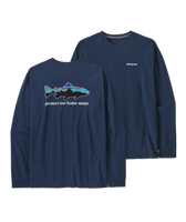 Patagonia Men's Long Sleeve Home Water Trout Responsibili-Tee