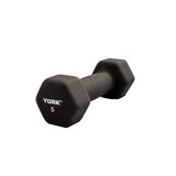 York Neoprene Hexagon Fitbell with Cast Ergo Handle