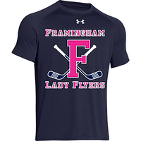 Framingham Hockey Under Armour Adult and Youth Lady FLyers Short Sleeve Locker Tee 2.0