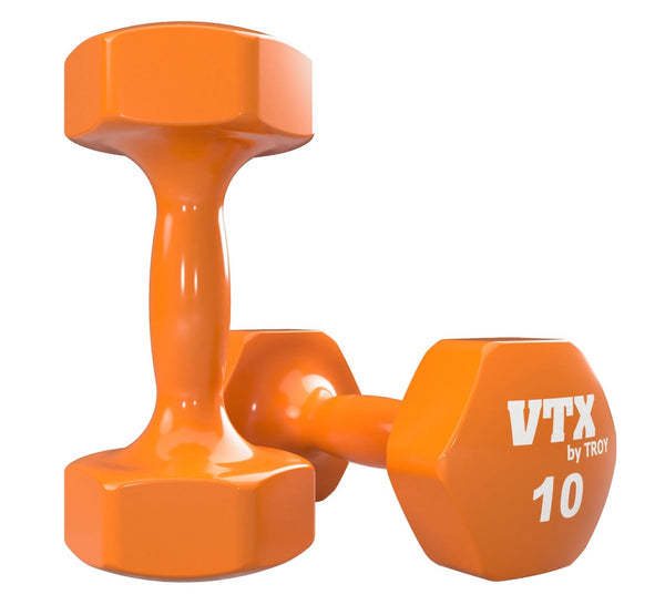 VTX Rubber Encased 10# Dumbbell
