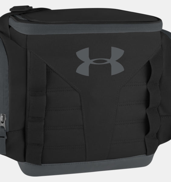 Under Armour Black Insulated 24-Can Sideline Soft Cooler/ Lunch Box