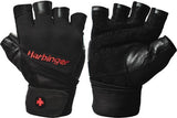 Harbinger Men's Pro Wristwrap Weightlifting Gloves Black