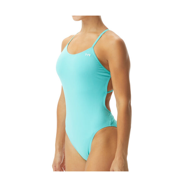 Women's Durafast One Solids Cutoutfit Swimsuit