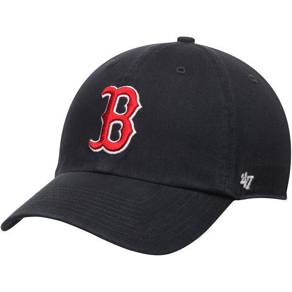 '47 Sports Boston Red Sox Clean Up Adjustable Hat - Vintage Navy