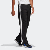 Adidas Men's 3-Stripes Essentials Open Hem Fleece Pants