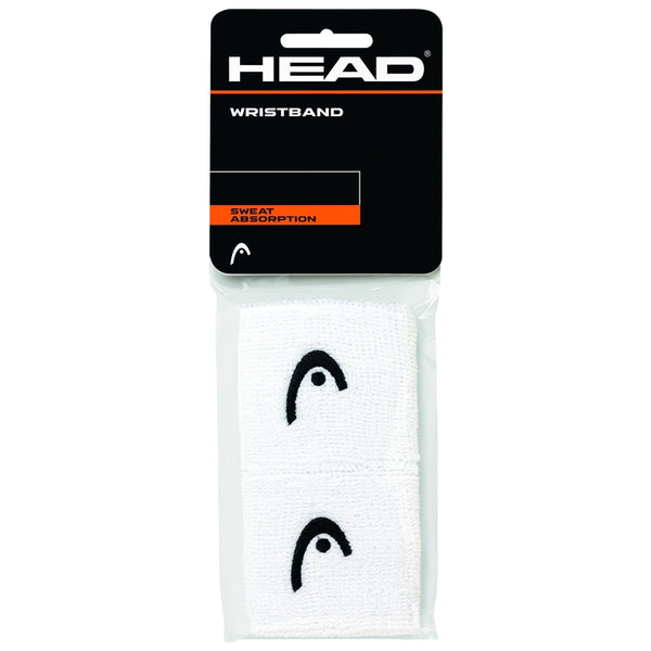 Head Tennis Wristband 2 Pack White (White)