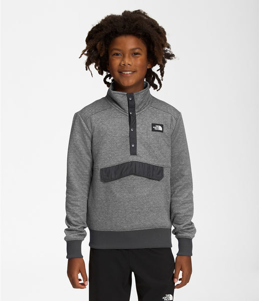 Boys’ North Face Edgewater Quilted ¼-Snap