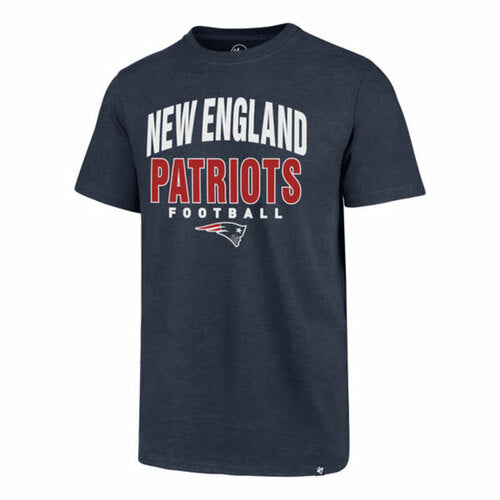 '47 Sports New England Patriots Blue Track Down Club T-Shirt