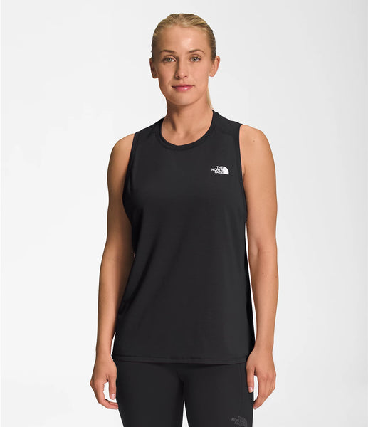 Women s North Face Wander Slit Back Tank Top Brine Sporting Goods