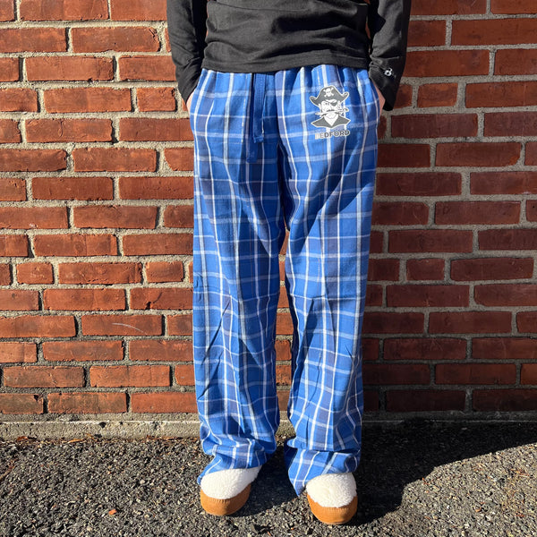 Cotton On flannel boyfriend boxer style pajama bottoms in navy
