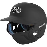 Rawlings Mach One-Tone Matte Batting Helmet With EXT Flap