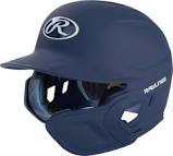Rawlings Mach One-Tone Matte Batting Helmet With EXT Flap
