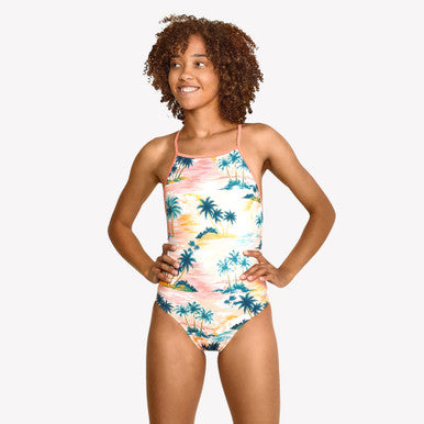 Women's Speedo Solid The One Back Fixed One Piece Swimsuit