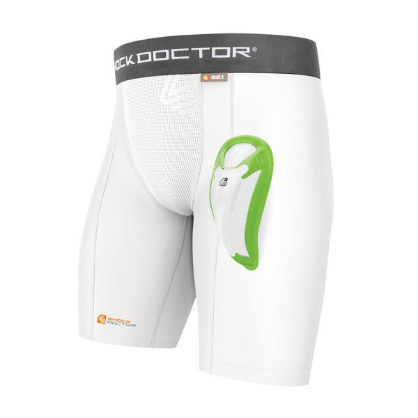 Shock Doctor Core Compression Shorts with Bio-Flex Cup – Brine